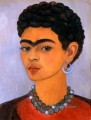 Autorretrato con pelo rizado feminismo Frida Kahlo